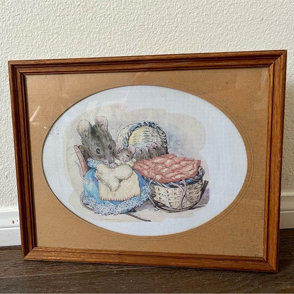 Vintage Beatrix Potter Erica Wilson complete Needlecraft Hunca Munca &Babies - Picture 10 of 10